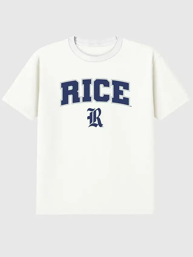 Rice University Arch Logo secundaire afbeelding T-shirt