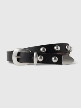 Riem van veganistisch leer met studs