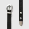 Riem van veganistisch leer met studs