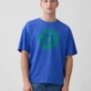Robert Indiana oversized T-shirt met print