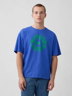 Robert Indiana oversized T-shirt met print