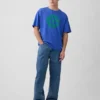 Robert Indiana oversized T-shirt met print