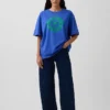 Robert Indiana oversized T-shirt met print