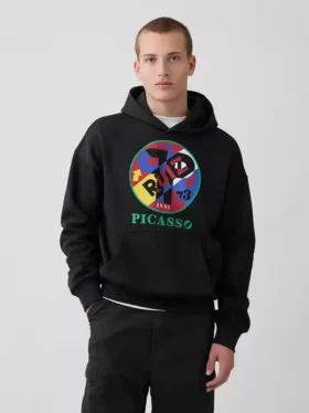 Robert Indiana Vintagesoft-hoodie met print