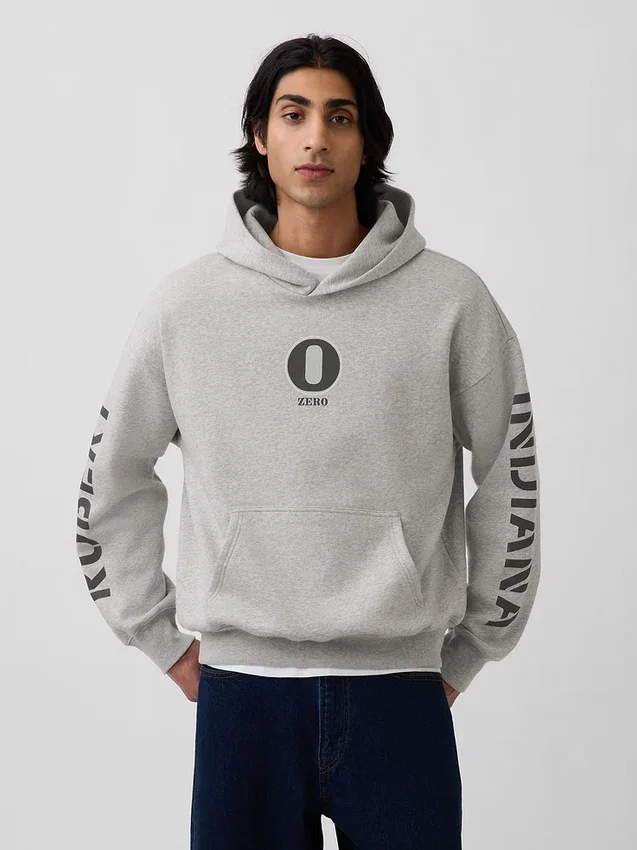 Robert Indiana Vintagesoft-hoodie met print