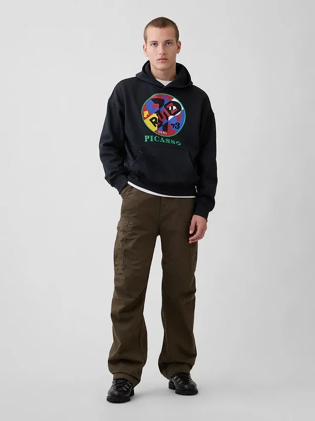 Robert Indiana Vintagesoft-hoodie met print