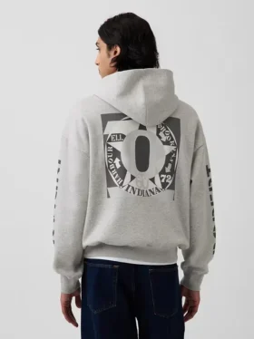 Robert Indiana Vintagesoft-hoodie met print