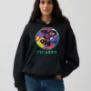 Robert Indiana Vintagesoft-hoodie met print