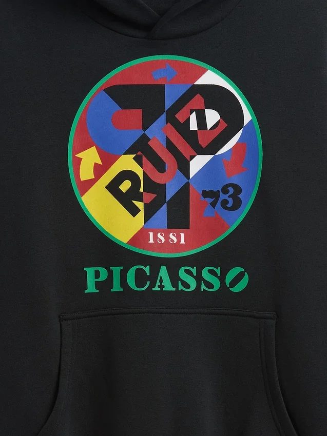 Robert Indiana Vintagesoft-hoodie met print