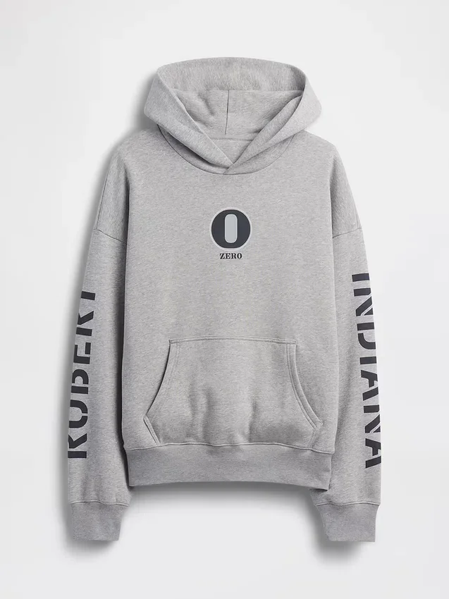 Robert Indiana Vintagesoft-hoodie met print