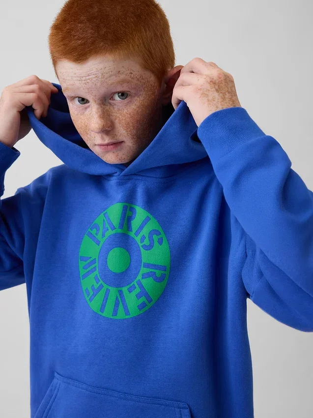 Robert Indiana Vintagesoft-hoodie voor kinderen