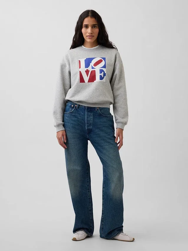 Robert Indiana Vintagesoft Love-sweatshirt