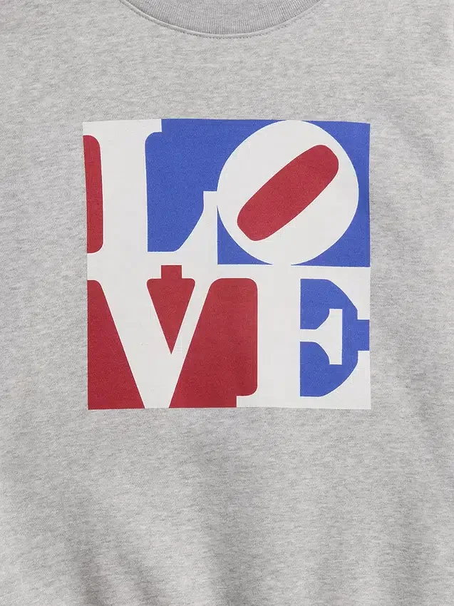 Robert Indiana Vintagesoft Love-sweatshirt