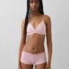 Secondskin bralette met gekruiste bandjes
