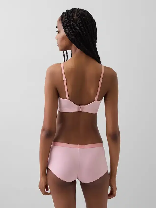 Secondskin bralette met gekruiste bandjes
