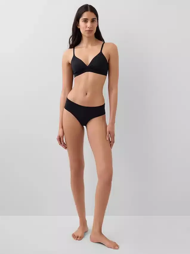 Secondskin bralette met gekruiste bandjes