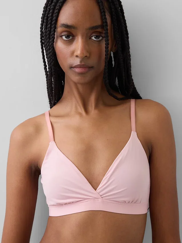 Secondskin bralette met gekruiste bandjes