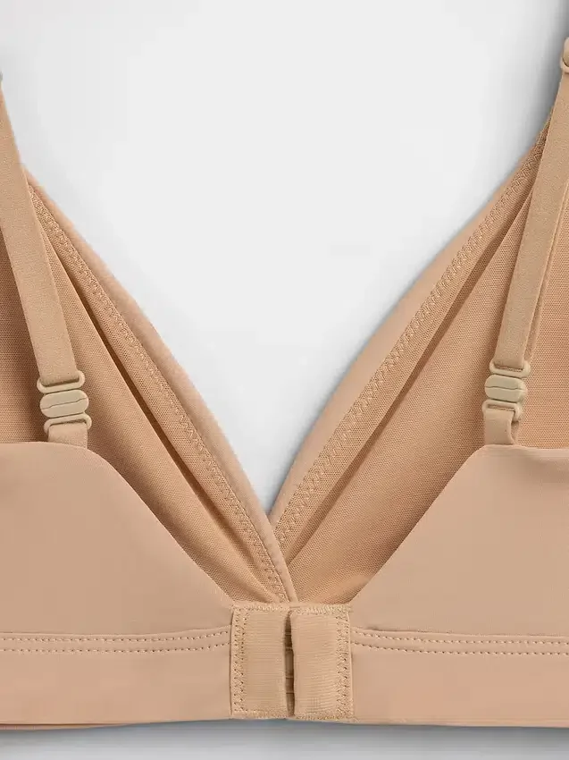 Secondskin bralette met gekruiste bandjes