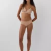 Secondskin bralette met gekruiste bandjes