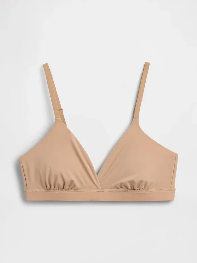 Secondskin bralette met gekruiste bandjes