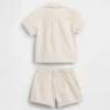 Set met babyoverhemd met zakjes