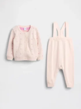 Set met babyvestje en broek