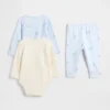 Set met biologisch katoenen Body's voor baby's (3-pack)