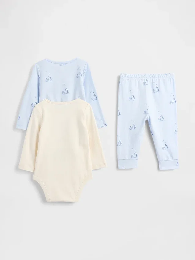 Set met biologisch katoenen Body's voor baby's (3-pack)