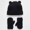 Set met CashSoft-beertjesmuts en -wanten voor Baby & Peuter