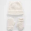 Set met CashSoft-beertjesmuts en -wanten voor Baby & Peuter