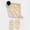 Set met CashSoft-muts met pompon en wanten voor Baby & Peuter