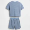 Set met gestreepte outfit met textuur voor Baby & Peuter