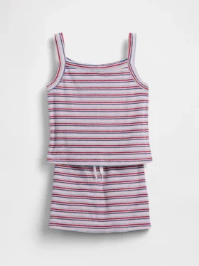 Set met handdoekachtige terry-skort voor kinderen