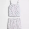 Set met handdoekachtige terry-skort voor kinderen