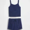 Set met handdoekachtige terry-skort voor kinderen