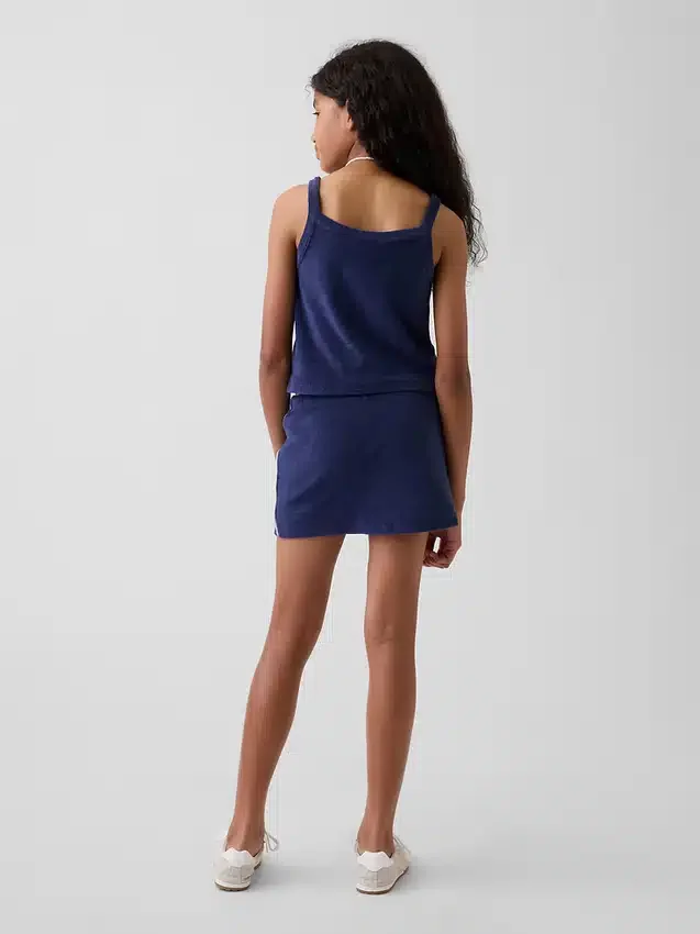 Set met handdoekachtige terry-skort voor kinderen