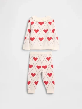 Set met vestje met ruches voor baby’s