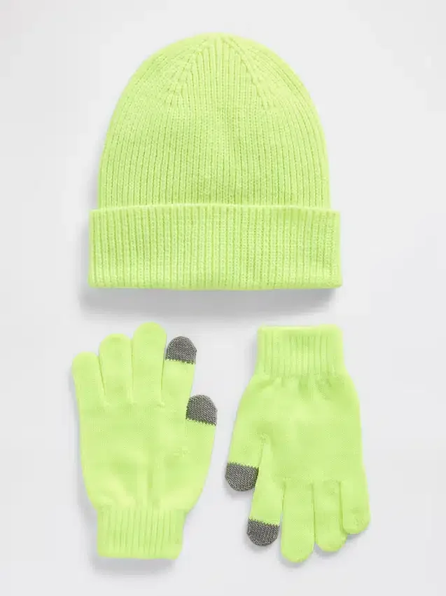 Set muts en Handschoenen voor kinderen