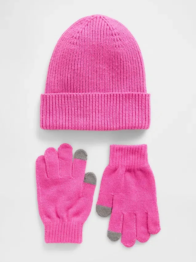 Set muts en Handschoenen voor kinderen