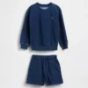 Set voor Baby & Peuter van indigo badstof