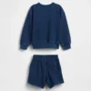 Set voor Baby & Peuter van indigo badstof