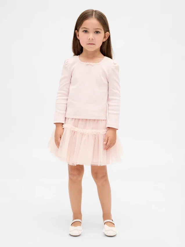 Set voor Baby & Peuter van ribstof en tule