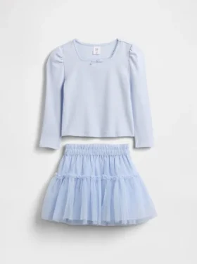 Set voor Baby & Peuter van ribstof en tule