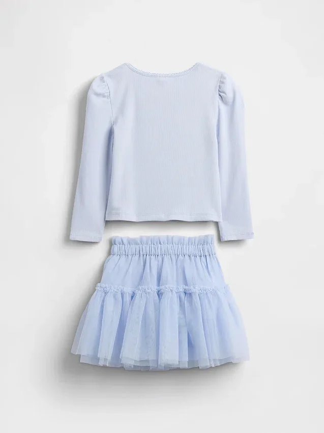 Set voor Baby & Peuter van ribstof en tule