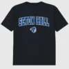 Seton Hall University Arch Logo zwart T-shirt met afbeelding