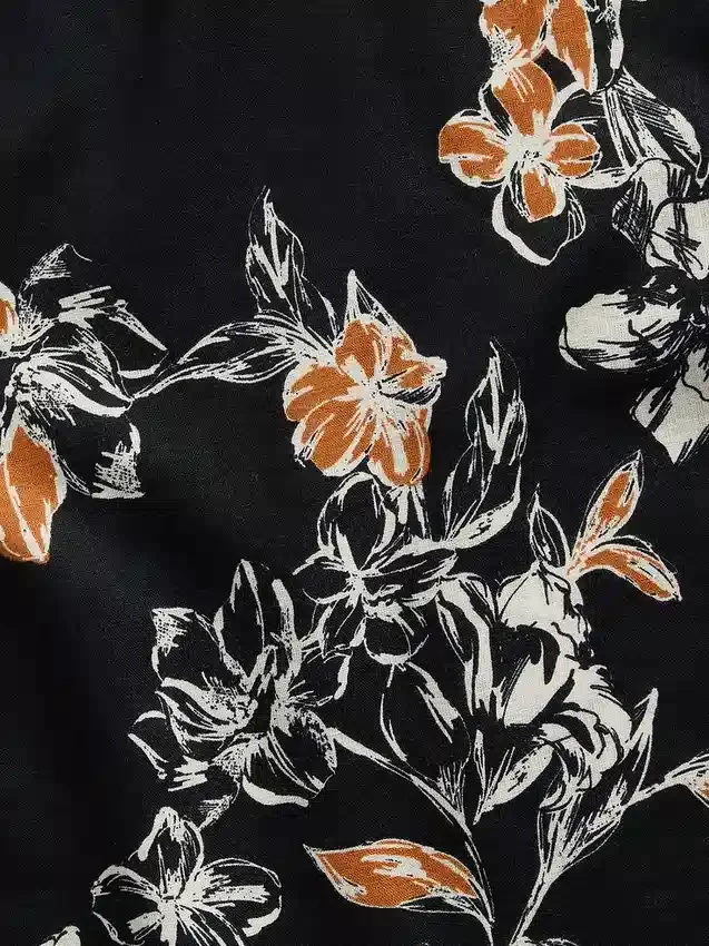 Shirt van linnen-katoen met textuur