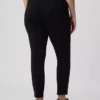 Skinny broek met hoge taille van dubbel gebreid materiaal