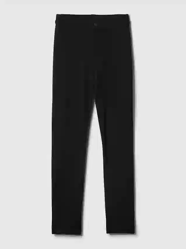Skinny broek met hoge taille van dubbel gebreid materiaal