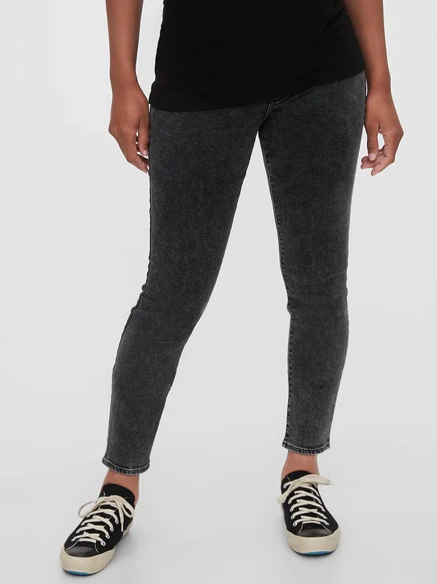Skinny-jeans met inzetstuk voor zwangerschapskleding