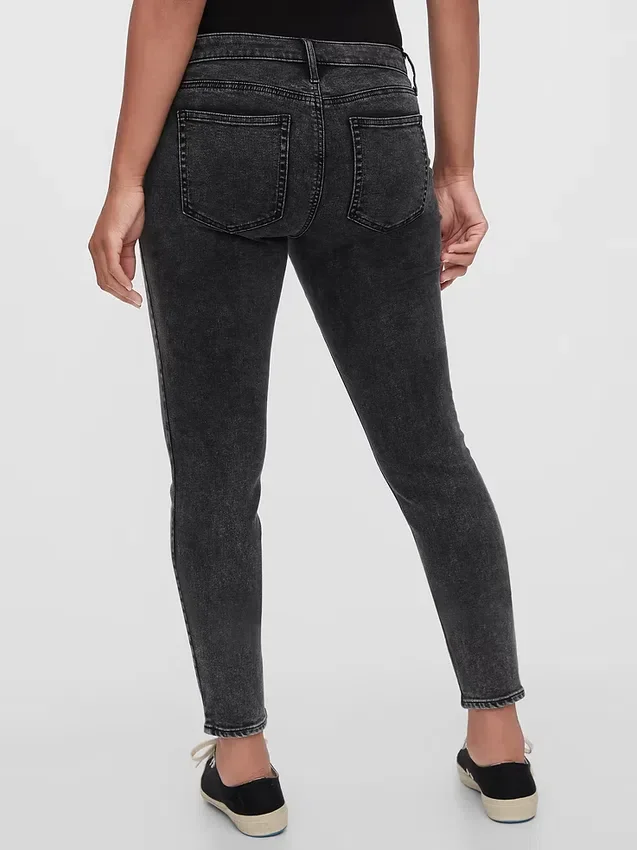 Skinny-jeans met inzetstuk voor zwangerschapskleding